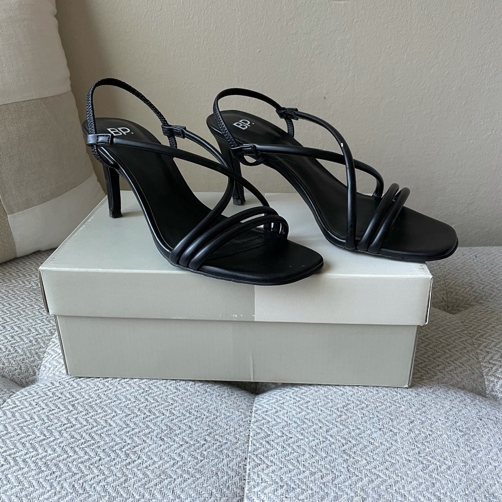 BP Black Strappy Heel
